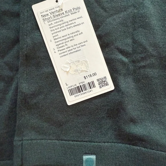 Lululemon athletica New Venture knit men’s polo - Picture 8 of 10